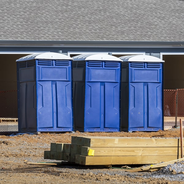 what is the maximum capacity for a single portable toilet in Beech Creek KY